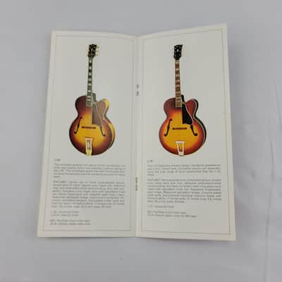 1970 Gibson Carved Top Acoustics Catalog Brochure - Case Candy imagen 3