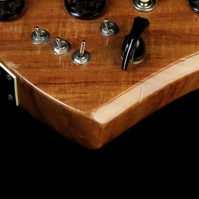 Used 1979 BC Rich Mockingbird Deluxe Electric Guitar Natural Koa image 7