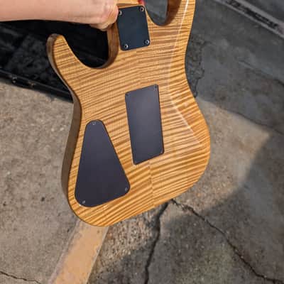 1990 Hamer Californian Elite Amber solid 5A maple xx rare image 11