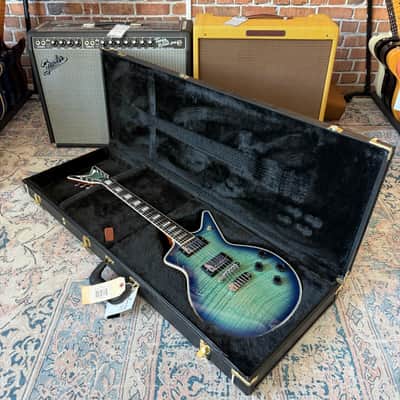 Dean USA Cadillac Flame Top Electric Guitar - Ocean Burst - Open Box image 10