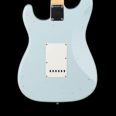 Mint Fender Custom Shop Dennis Galuszka Masterbuilt Empire 67 Stratocaster Journeyman Relic Brazilian RW FB - Sonic Blue #25588 image 2