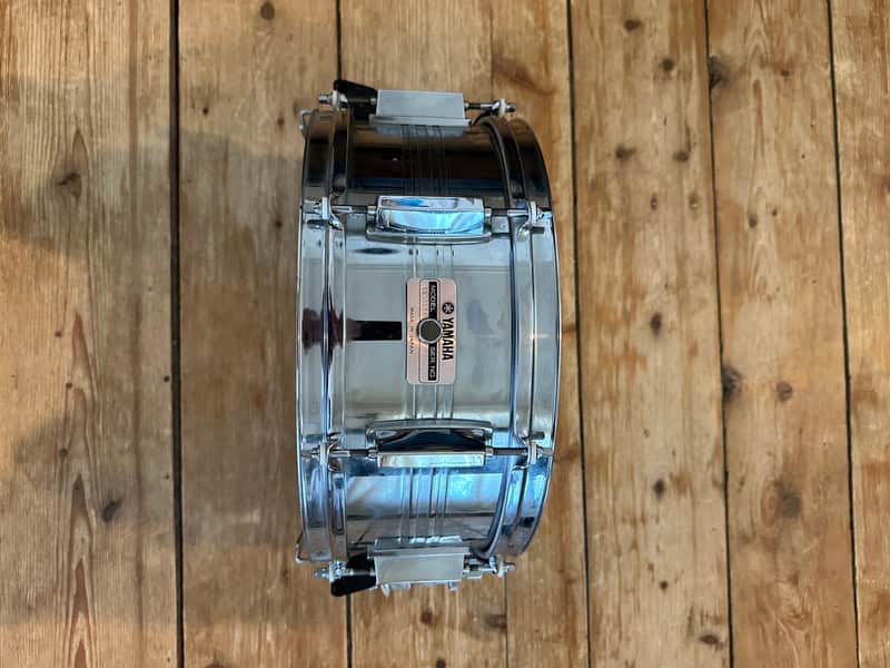 Yamaha sd755ma 5.5 X 14 Snare drum chrome image 1