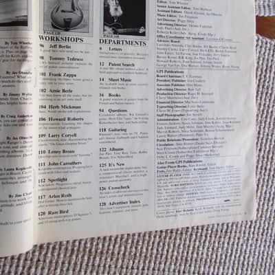 Guitar Player Magazine April 1983 Issue Keith Richards Issue Guitar Player Magazine Vintage Keef!!! image 4