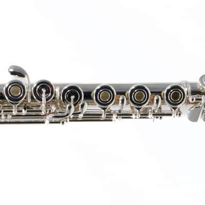 Yamaha Model YFL-777HCT Artist Solid Silver Professional Flute MINT CONDITION image 8