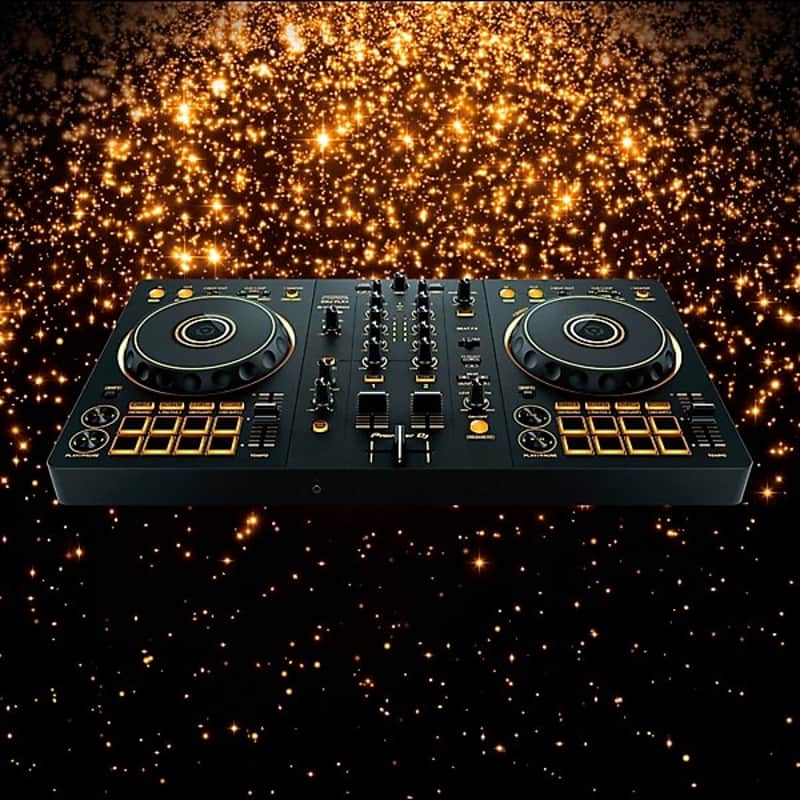 Pioneer DJ DDJ-FLX4-N 2-Channel DJ Controller 2024 - Bkack & Gold image 1