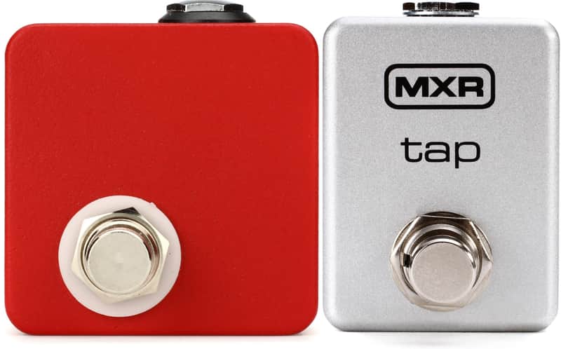 JHS Red Remote Auxiliary Footswitch Bundle with MXR M199 Tap Tempo Pedal image 1