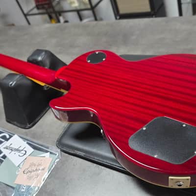 Epiphone 1960's Les Paul Standard 60s BRAND NEW Iced Tea Burst Sunburst Firgured Flame Top Electric Guitar Vintage SlimTaper C Neck Profile image 5
