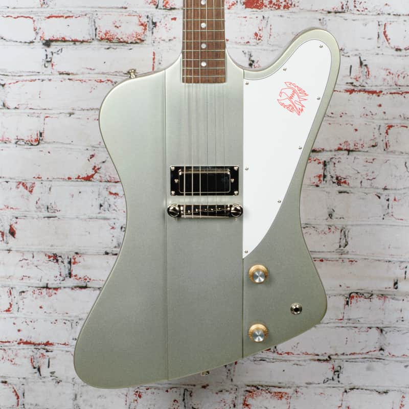 Used Epiphone 1963 Firebird I (Incl. Hard Case) Silver Mist image 1