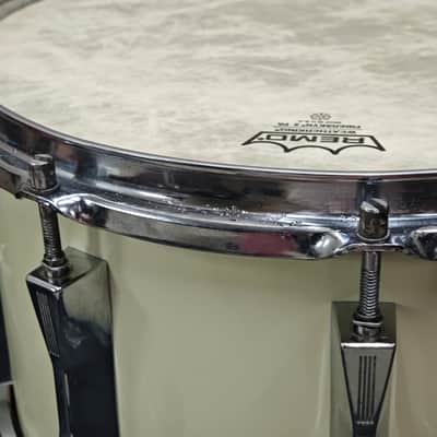 ⚡ Vintage Sonor Phonic Plus D518X 14"X8" Beech Snare Drum- White⚡ imagen 9
