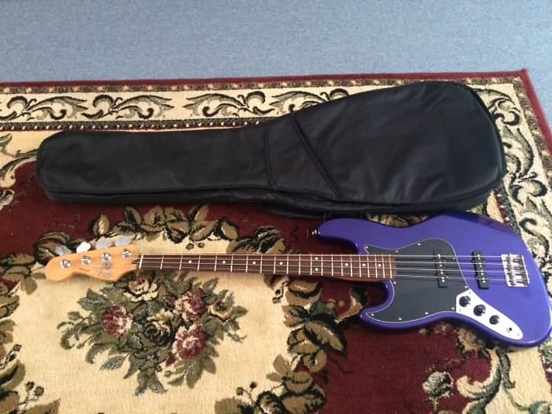 Fender JAZZ BASS  Purple / Black LEFTY  MADE IN MEXICO LEFT HANDED LH image 1