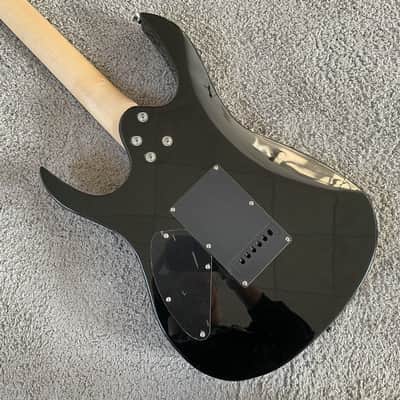 Transparent Red Superstrat Electric Guitar, Basswood Body, Maple Neck, Rosewood Fingerboard image 11