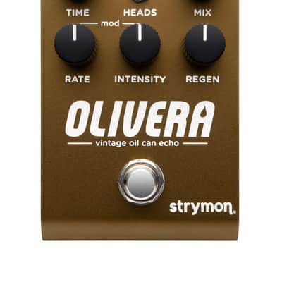 Strymon Olivera Vintage Oil Can Echo 2025 - Present - Olive image 1