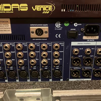 Midas Venice 320 32-Channel analog console WITH Anvil case image 6