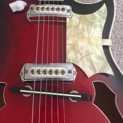 1959 Hopf Special / Spezial Hollow Body Archtop with original case, Germany image 6