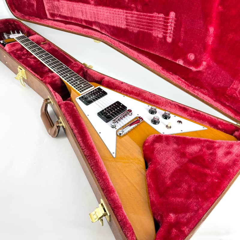 2024 Gibson 70s Flying V - Antique Natural image 1