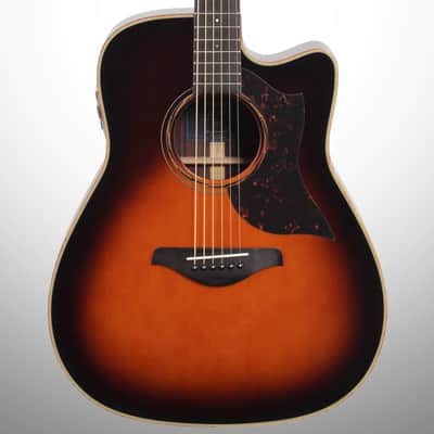 Yamaha A3R Acoustic-Electric Guitar (with Hard Bag), Tobacco Brown Sunburst image 1
