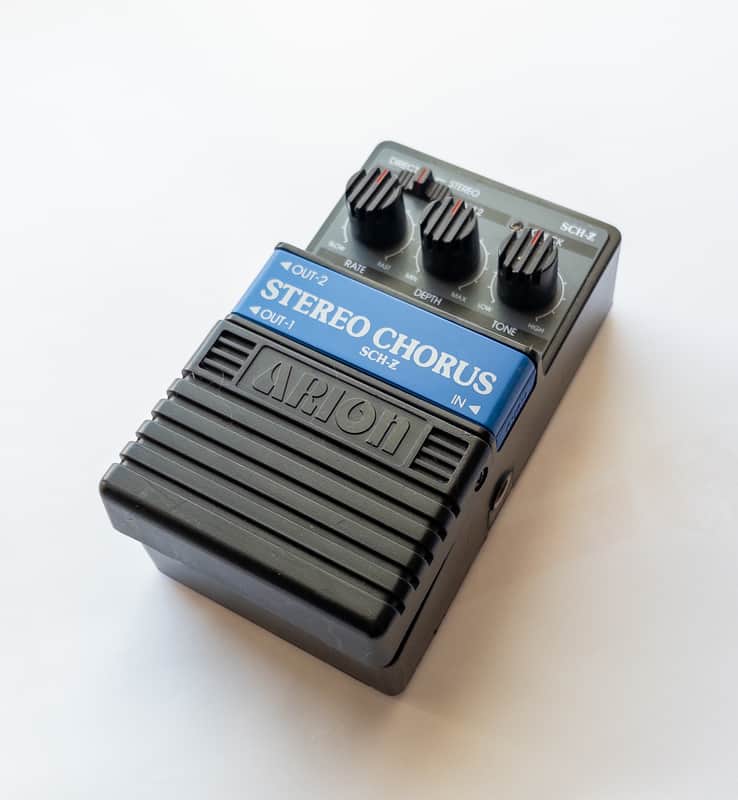 Arion SCH-Z Stereo Chorus Guitar Effects Pedal Japan Tested Working image 1
