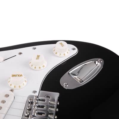 Glarry GST Rosewood Fingerboard Electric Guitar Black image 6