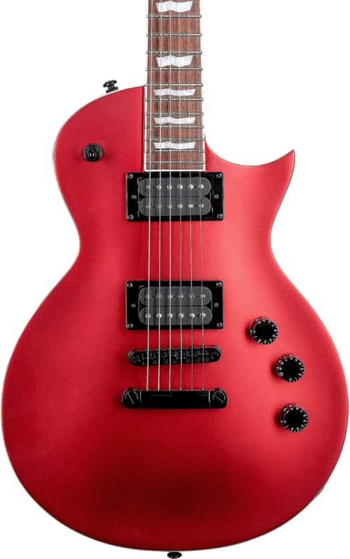 ESP LTD EC-256 Electric Guitar, Roasted Jatoba Fingerboard, Candy Apple Red Satin image 1