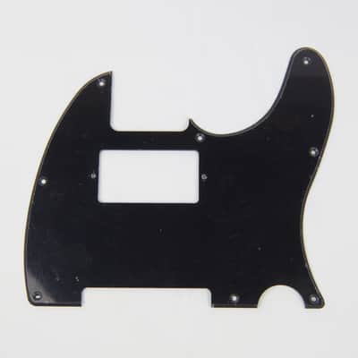 Custom guitar Pickguard For Tele Humbucker Cut-out style, 1ply Black