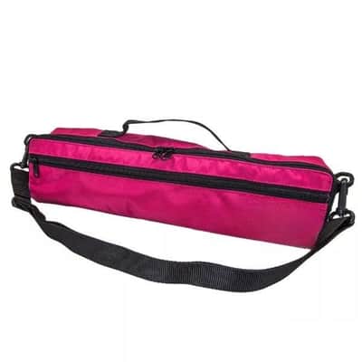 Flute Hard Case Cover w Side Pocket/Handle/Strap Pink Color COVER ONLY image 2