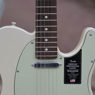 Fender Limited Edition American Professional Classic Telecaster - Olympic Pearl image 6
