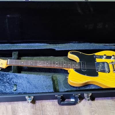 MyDream Partcaster Custom Built - Ash Butterscotch Bigsby Charlie Christian image 4