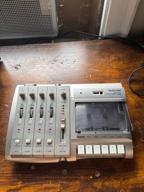 TASCAM MF-P01 Portastudio Multitrack Cassette Recorder 2000s - Silver image 1