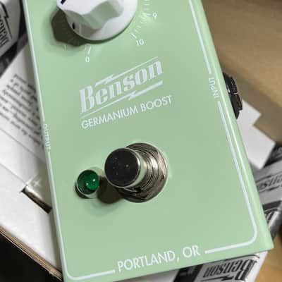 Benson Amps Germanium Boost - Seafoam Green image 3