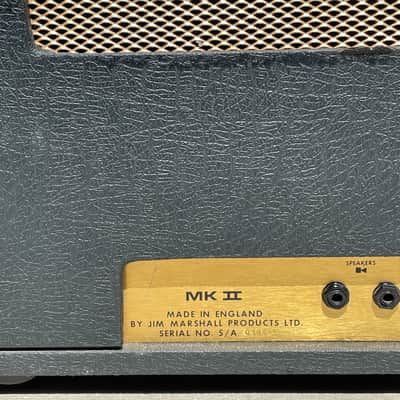 Marshall JMP MK II 2-Channel 50-Watt Guitar Amp Head 1978 image 4