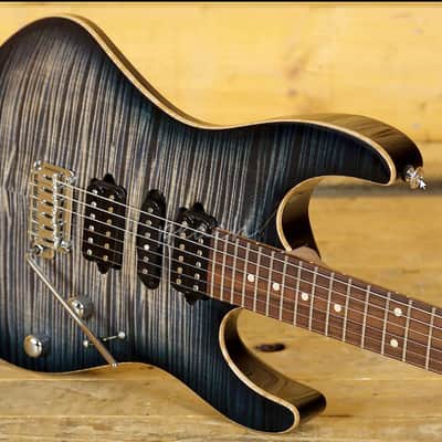 Suhr Modern  Plus 2019 - faded trans whale blue burst image 4