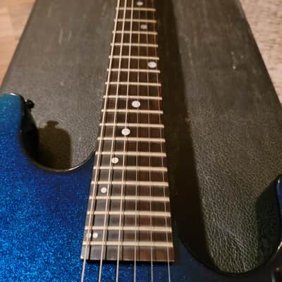 Kramer Nightswan Electric Guitar Vintage USA 1988 Blue Sparkle Excellent Condition W/OHSC image 12