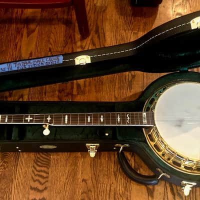 Tim Davis Banjos Mack Crowe Gold Engraved Bluegrass Banjo 2020 Mahogany image 9