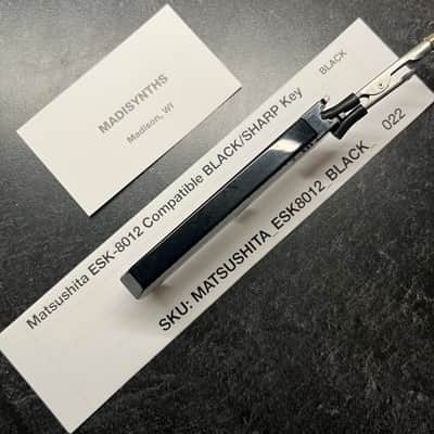Matsushita Weighted Replacement SHARP/BLACK Key (ESK-8012 Keybeds) for E-Mu Emulator II, Kawai K1, K1 II, K4, K11, Korg DP-80, DS-8, Rhodes Chroma Polaris