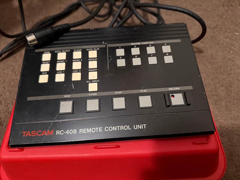 TASCAM Rc408 Remote - Black image 1