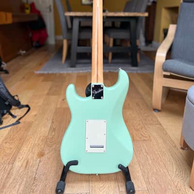 Fender American Performer Stratocaster HSS with Maple Fretboard 2018 - Present - Satin Surf Green image 6