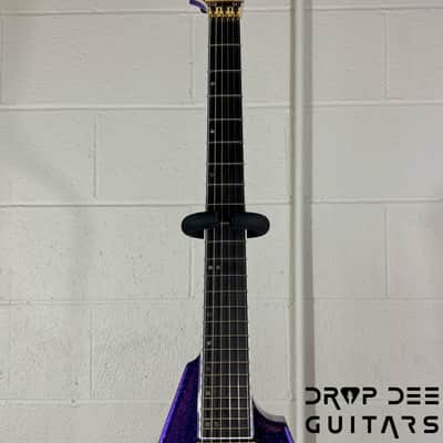 ESP USA V-II FR Electric Guitar w/ Case - Purple Sparkle image 10