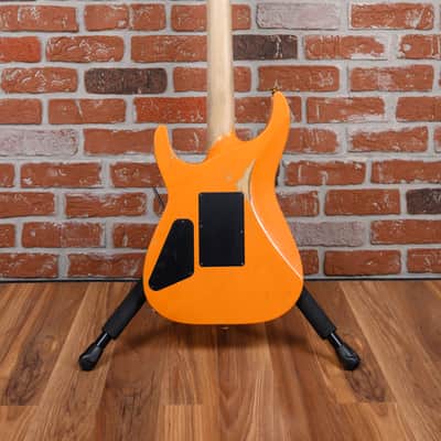 Jackson USA Custom Shop SL Soloist 3S-V Capri Orange Nitro Relic 2020 w/OHSC image 7