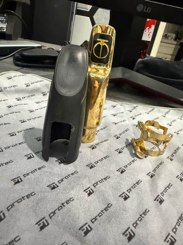 JodyJazz DV 7* Tenor Sax Mouthpiece 2005-Present - Gold Plated image 1