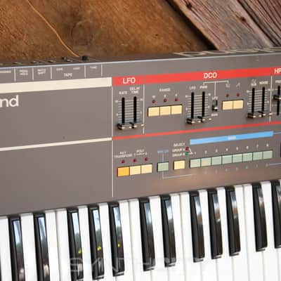 (Serviced) Roland Juno-106 61-Key Programmable Polyphonic Synthesizer 1984 - 1985 - Black image 4