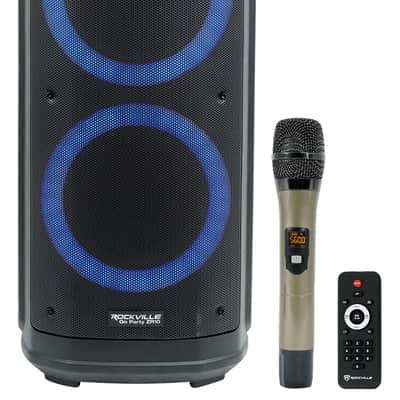 Rockville Go Party ZR10 Dual 10" Portable Karaoke Machine System w/Tablet Stand image 13