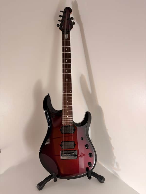 Ernie Ball Music Man John Petrucci JP6 Piezo 2019 Red Pearl Burst image 1