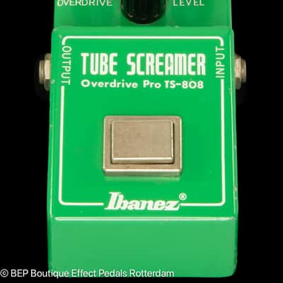 Ibanez TS-808 Tube Screamer with JRC4558D op amp 1981, " R " logo s/n 127576 Japan image 7