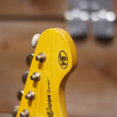 Vintage V6MRSSB Icon Series Distressed SSS - Distressed Sunburst image 10