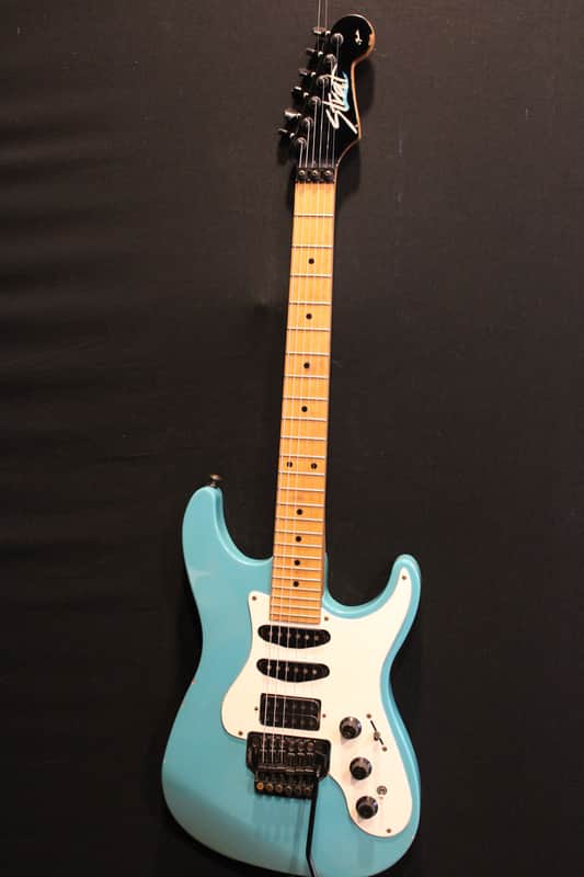 Fender Strat HM 1988 Green image 1