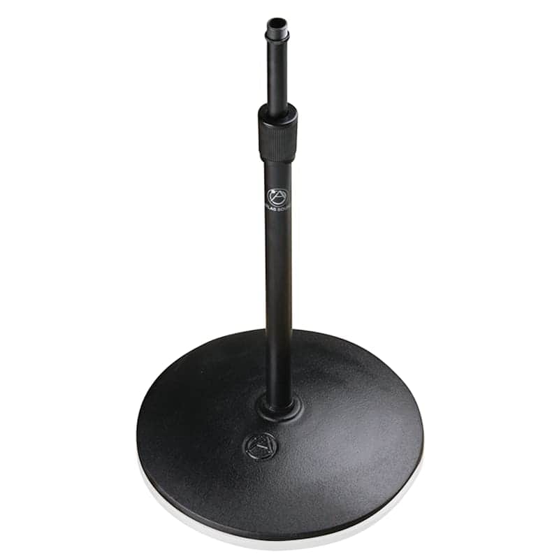 Atlas Sound DMS10E Drum Miking Stand 15"-26" (Table to Top of Threads) Height Adjustment - Ebony image 1