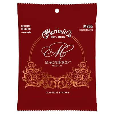 M265 CLASSICAL MAGNIFICO Premium 80/20 Bronze Silverplated à boucle Tirant Normal Martin Strings image 1