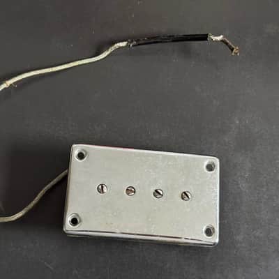 Vintage 1969 Gibson EB Mudbucker Sidewinder Bass Pickup – Original Chrome Cover image 2