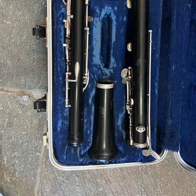 Linton brand wood Oboe with case. Made In USA image 6