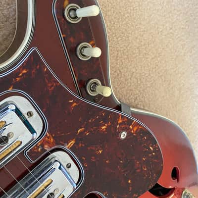 Harmony H77 1963 - 1972 - Red Sunburst image 19